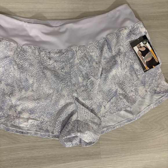 Avia Womens Short Compression Moisture Wicking Lavender Running NWT XL 16-18 - Picture 2 of 15